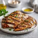Juicy Grilled Chicken Recipe in 20 Minutes – Perfectly Charred Chicken Breast 9 Dishfeast perfect grilled chicken breast featured