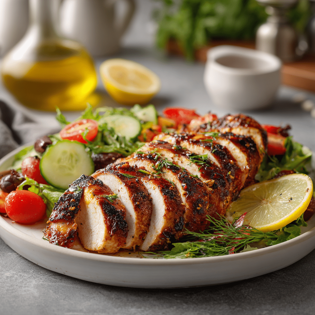 Dishfeast perfect grilled chicken breast serving