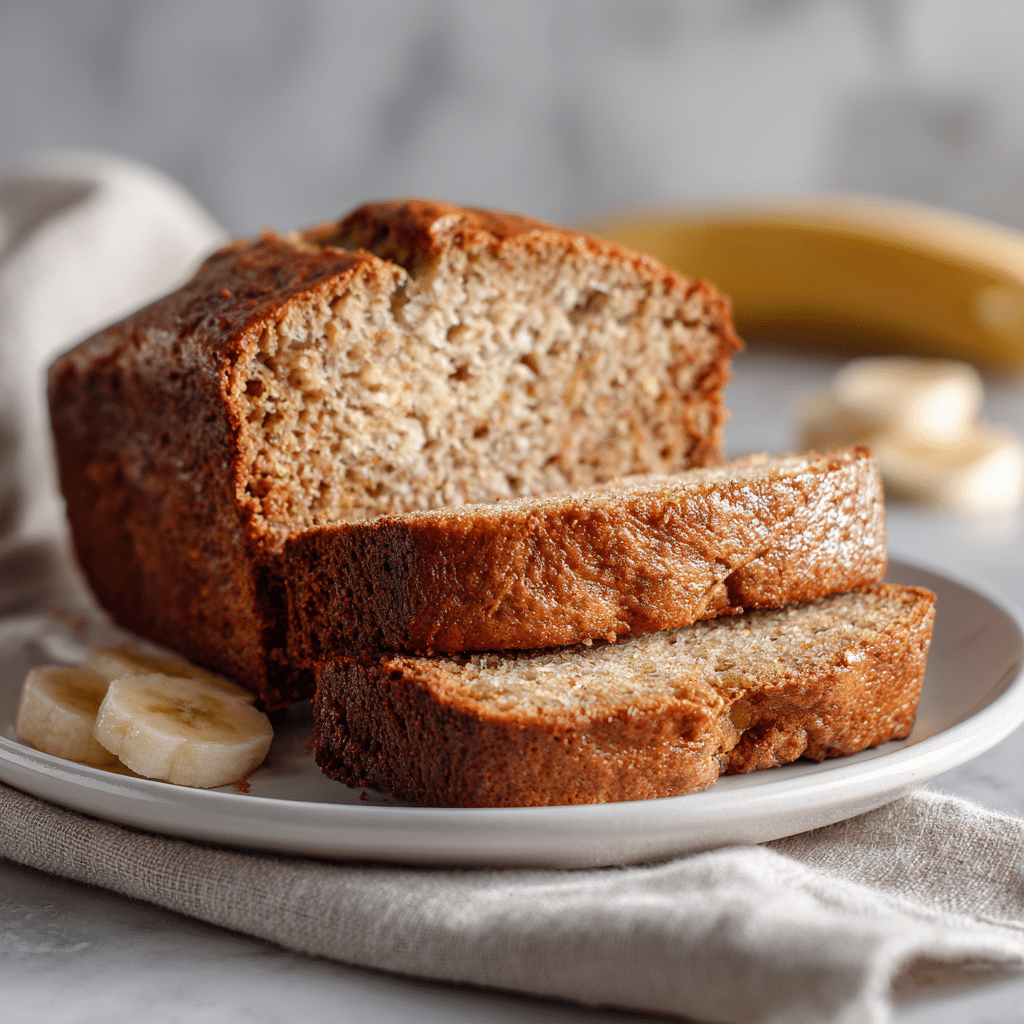 High Protein Banana Bread Recipe That Is Moist, Easy, and Healthy 8 Dishfeast protein banana bread serving