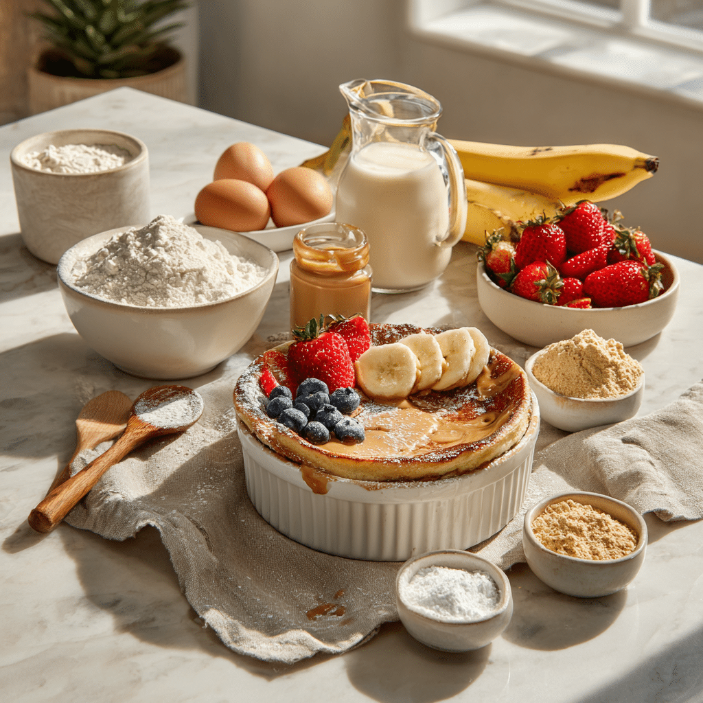 Dishfeast protein pancake bowl ingredients