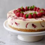 Dishfeast raspberry cheesecake featured