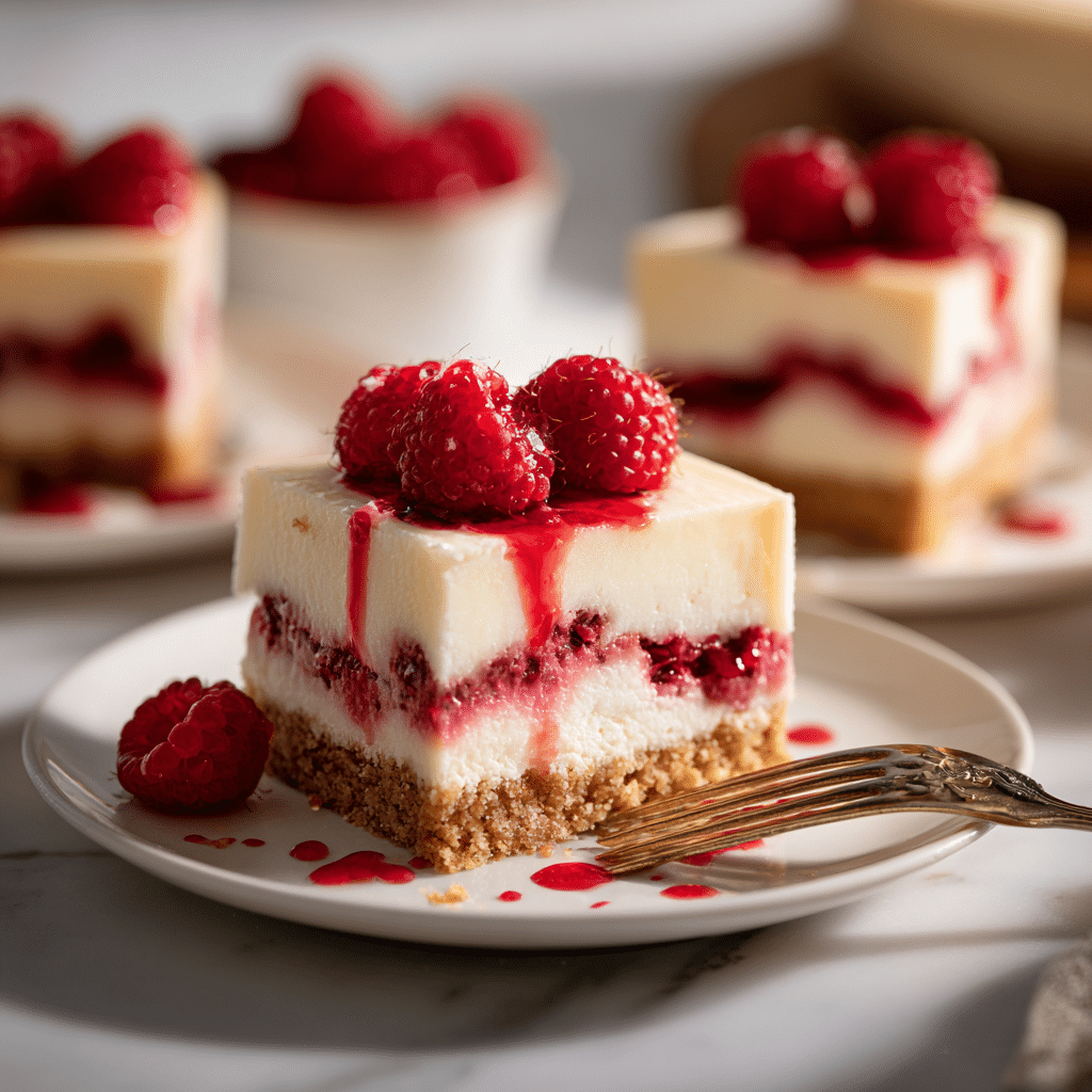 Dishfeast raspberry cheesecake serving