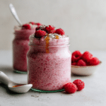 Raspberry Chia Pudding: A Simple Healthy Breakfast with Raspberries 9 Dishfeast raspberry chia pudding Featured