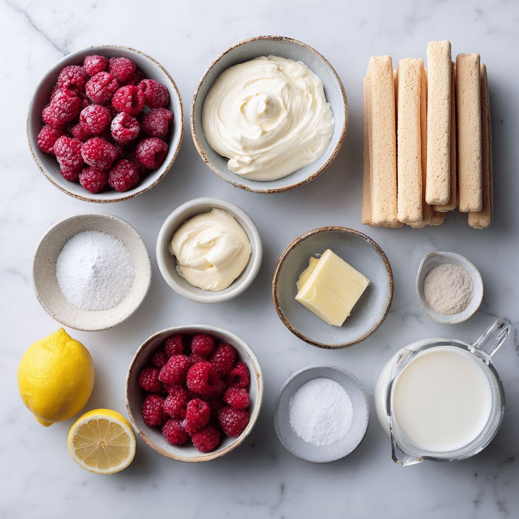 Fresh Raspberry Tiramisu Recipe – A Creamy Spring Dessert You’ll Love 7 Dishfeast raspberry tiramisu ingredients
