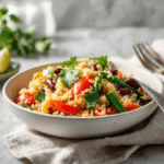 Dishfeast southwest quinoa salad Serving