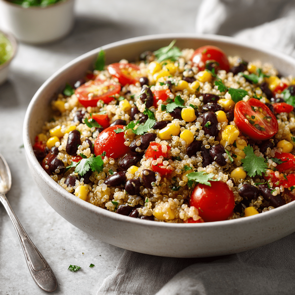 Dishfeast southwest quinoa salad featured
