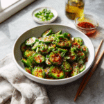 Spicy Cucumber Salad Recipe - Quick Korean-Style Crunchy Cucumber Salad 9 Dishfeast spicy cucumber salad featured