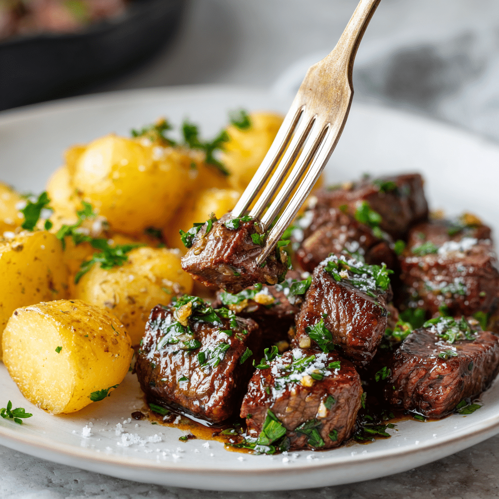 Dishfeast steak potato skillet serving