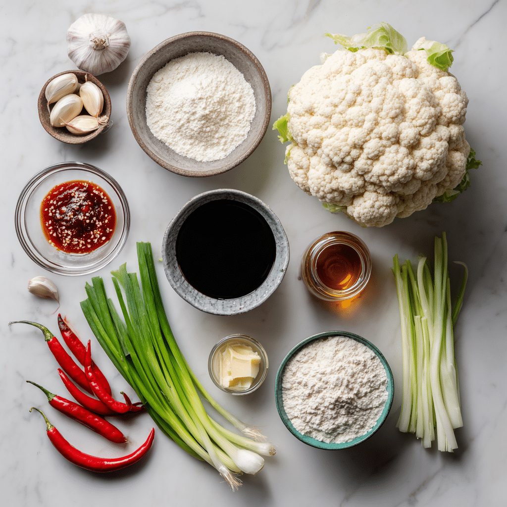 Dishfeast sticky sesame cauliflower ingredients