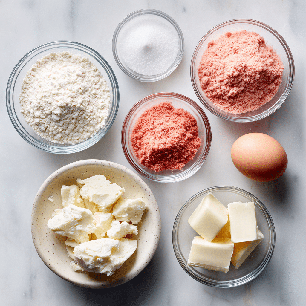 Dishfeast strawberry macaron ingredients