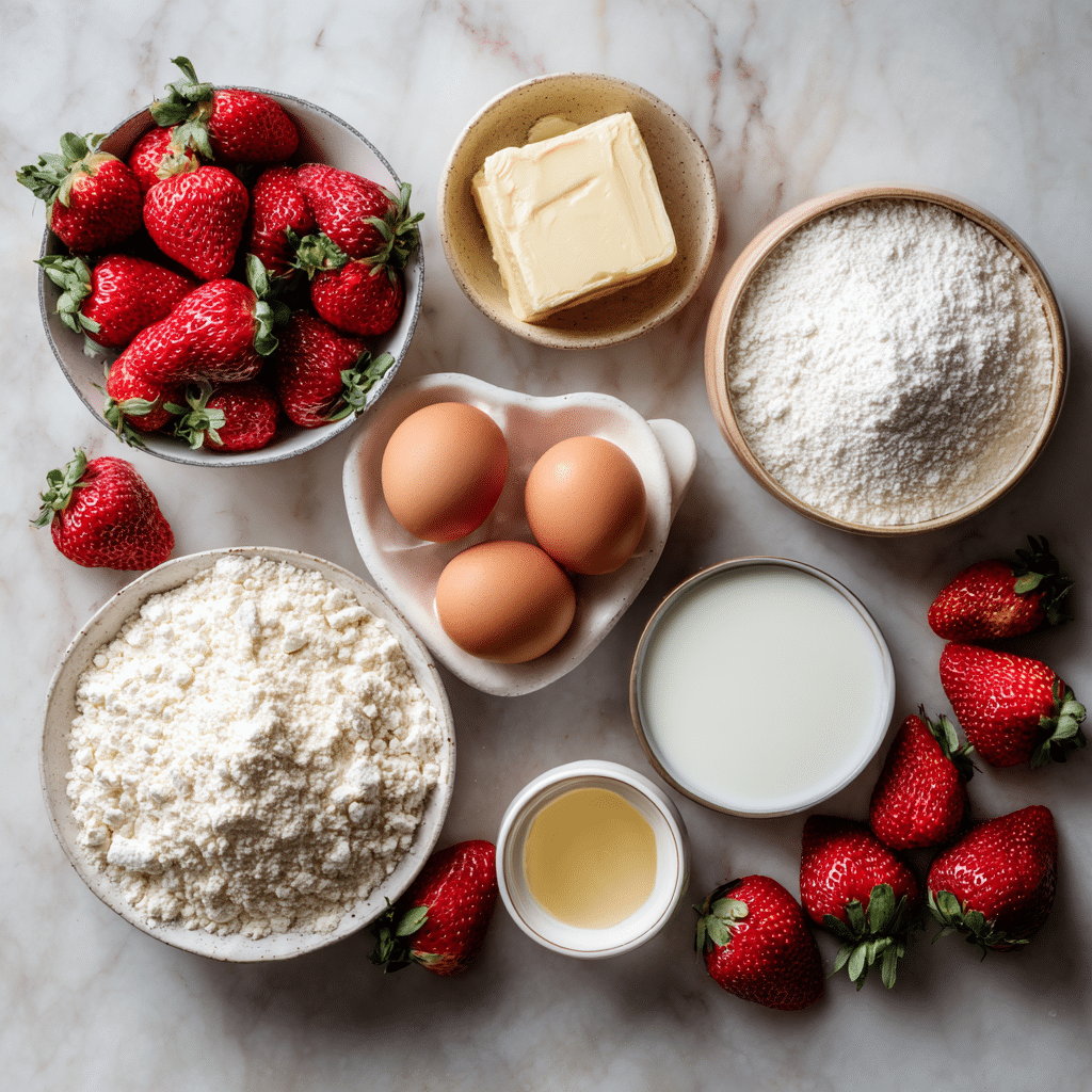 Dishfeast strawberry shortcake cupcakes ingredients