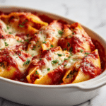 Stuffed Shells Recipe – Classic Cheesy Stuffed Pasta Shells Dinner 9 Dishfeast stuffed shells featured