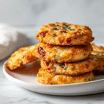 Sun Dried Tomato Egg Biscuits (Gluten Free) Easy Breakfast Recipe 9 Dishfeast sun dried tomato egg biscuits featured