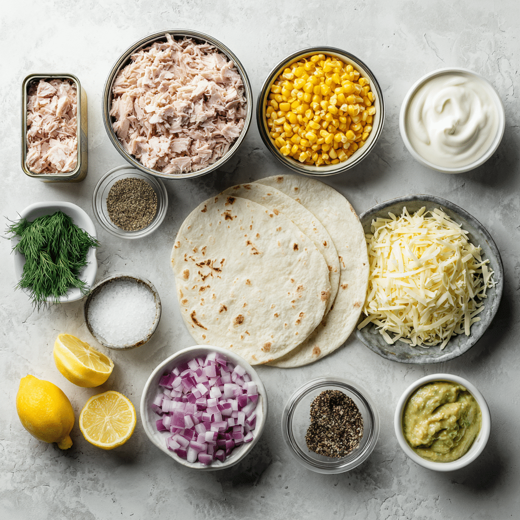 Tuna Melt Wrap: Simple Healthy Lunch With Tuna Ready in Minutes 7 Dishfeast tuna melt wrap ingredients