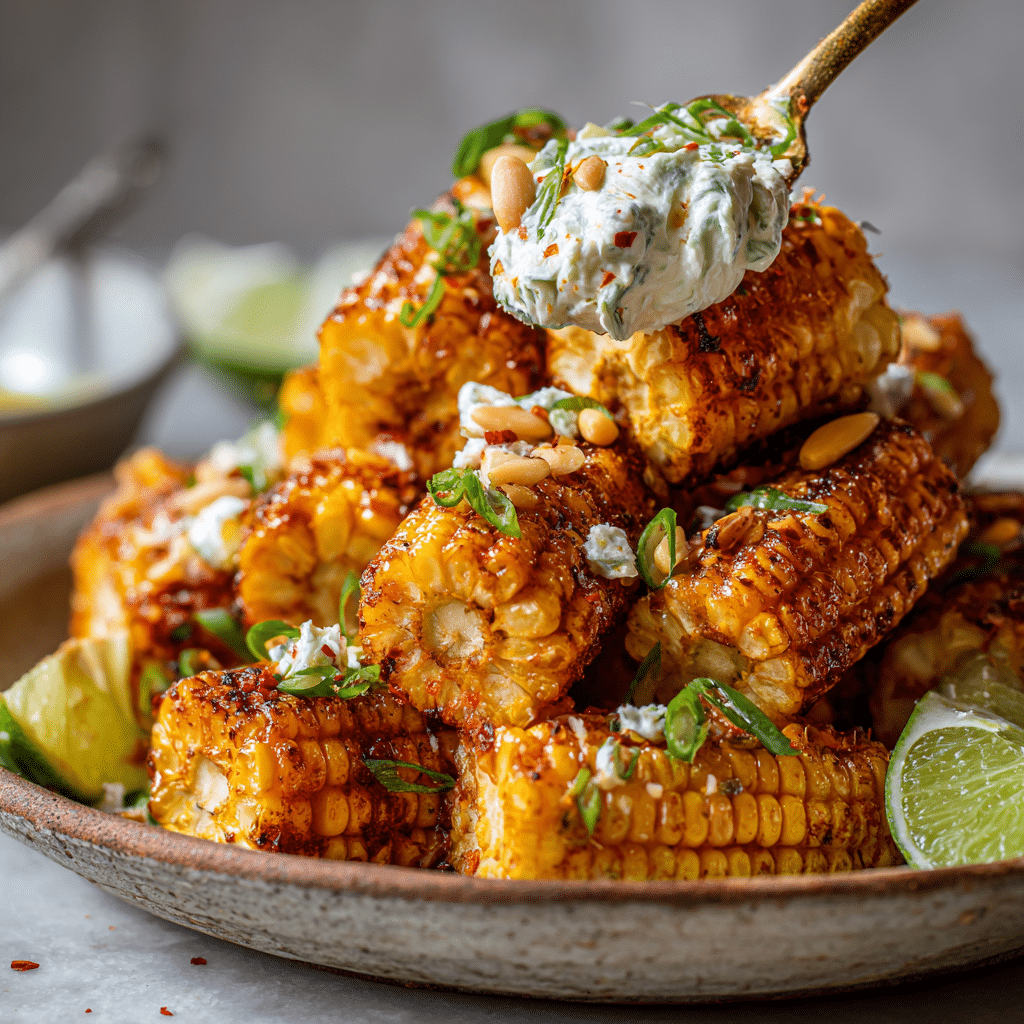 Dishfeast vegan corn ribs serving