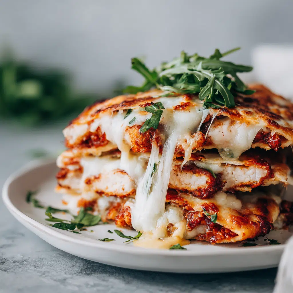 Professional SEO Recipe Article: Chicken Parm Smashed Tacos 8 Chicken parm smashed tacos served with melted cheese and fresh rocket