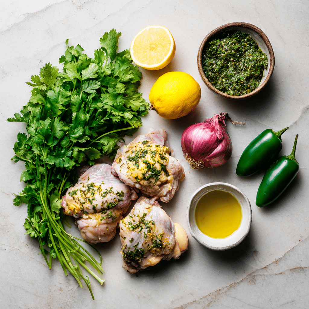 Dishfeast chimichurri chicken thighs ingredients