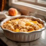 The Easiest Southern Peach Cobbler 3 Dishfeast easiest southern peach cobbler featured