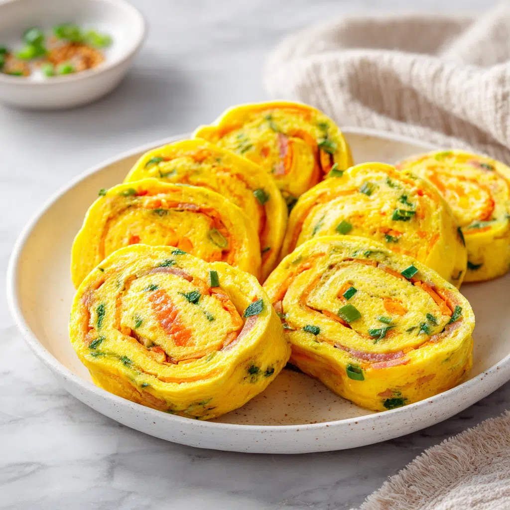 Gyeran Mari - Korean Rolled Omelette Recipe 9 Dishfeast gyeran mari korean rolled omelette Featured
