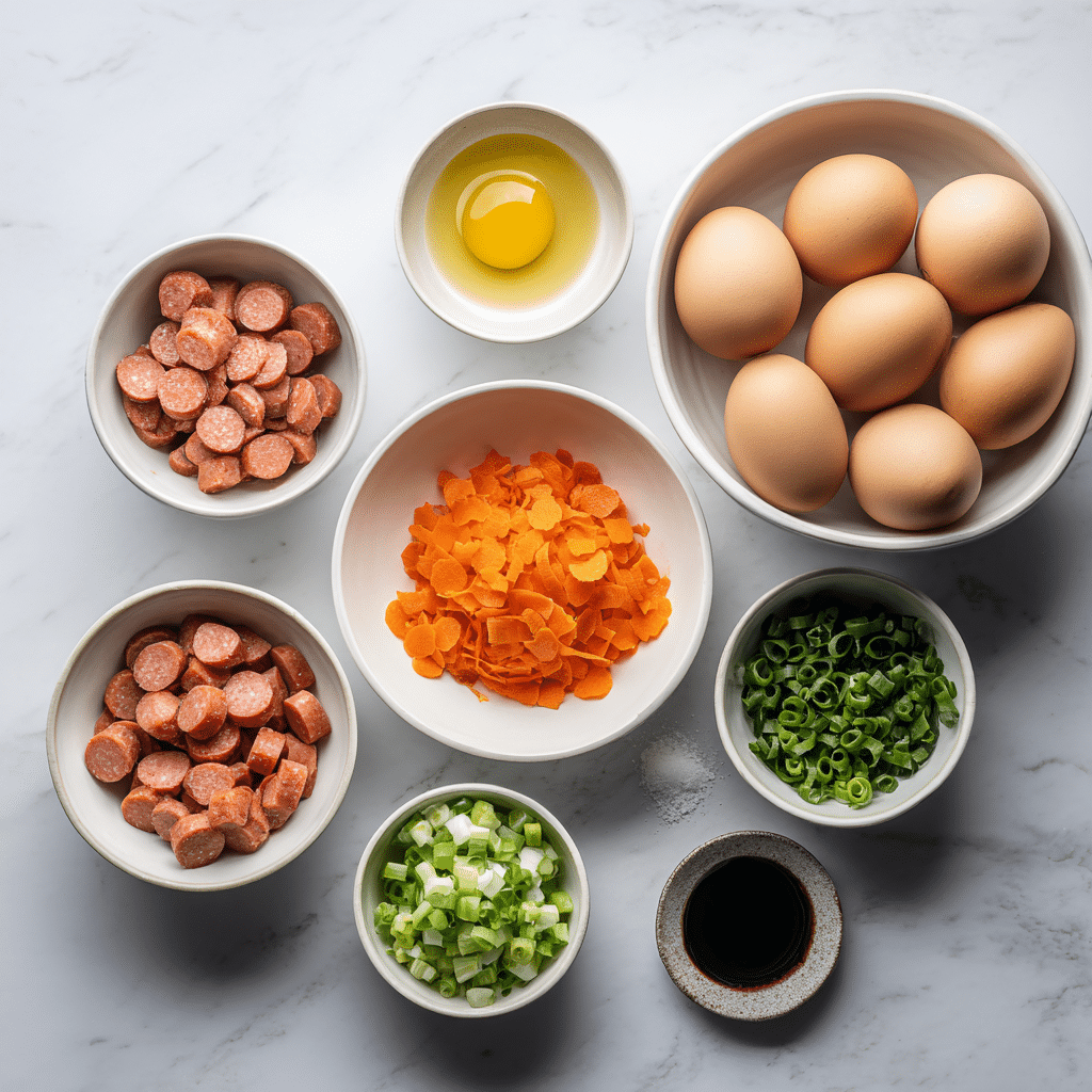 Gyeran Mari - Korean Rolled Omelette Recipe 10 Dishfeast gyeran mari korean rolled omelette ingredients