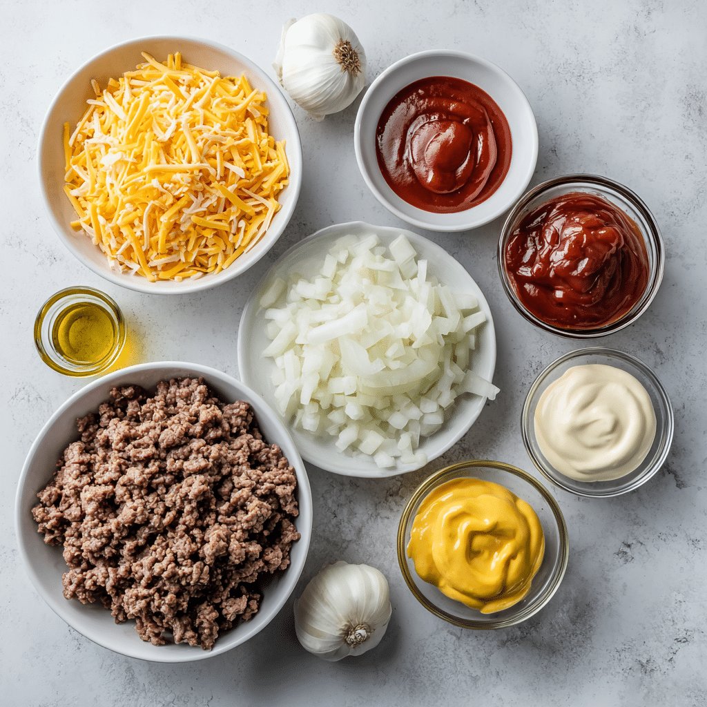 Dishfeast keto cheeseburger casserole ingredients