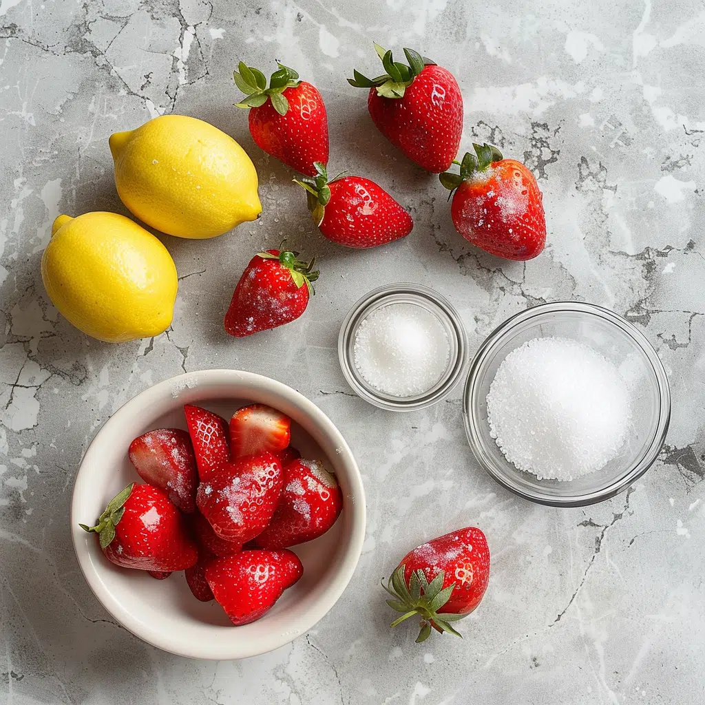 Dishfeast strawberry sorbet ingredients