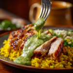 Peruvian Chicken and Rice with Green Sauce: Flavorful Recipe 3 Quickly peruvian chicken rice featured