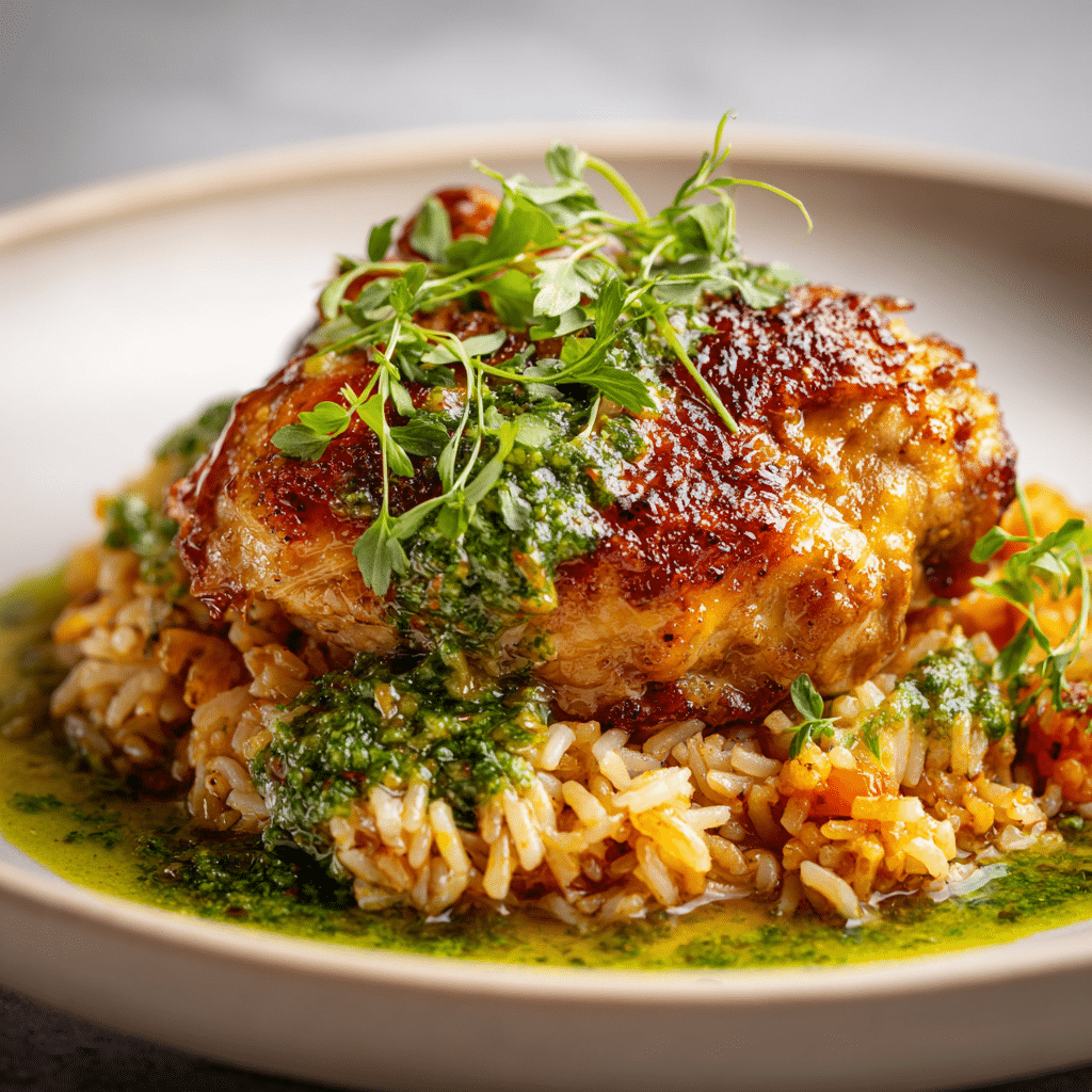 Peruvian Chicken and Rice with Green Sauce: Flavorful Recipe 2 Peruvian Chicken and Rice with Green Sauce: Flavorful Recipe