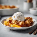 The Easiest Southern Peach Cobbler