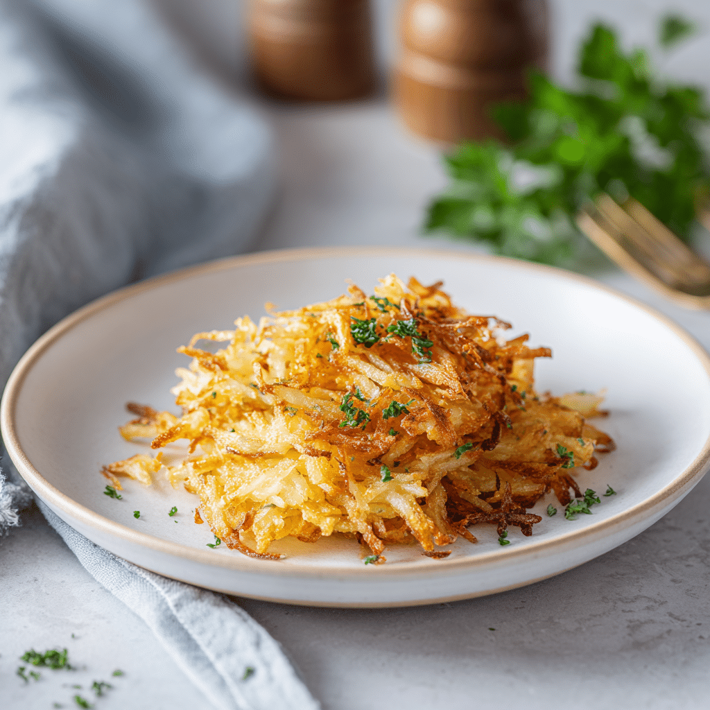 Crispy Garlic Parmesan Hash Browns Recipe