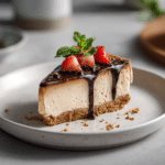 Vegan Peanut Butter Mousse (with a Chocolate Ganache)