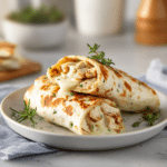 Great Cheesy Garlic Chicken Wraps: A Quick 15-Minute Meal
