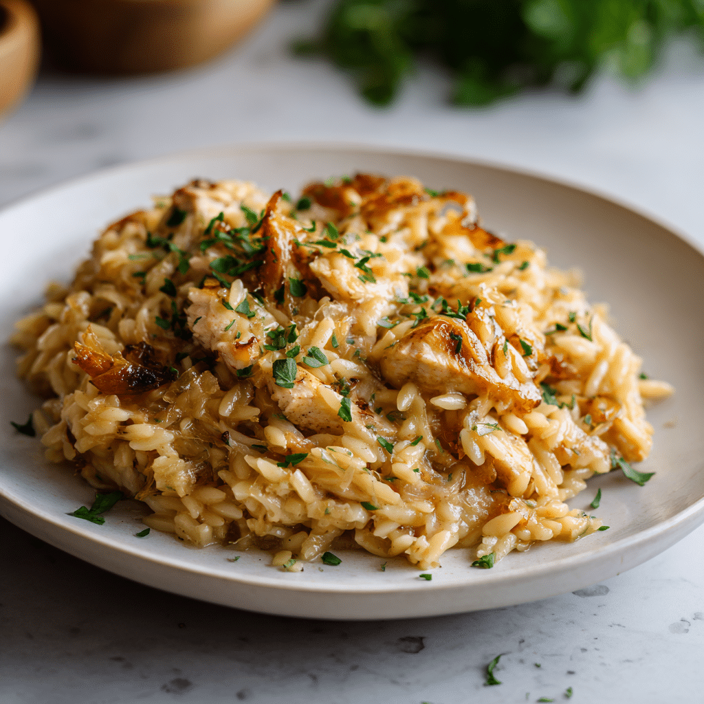 French Onion Chicken Orzo Casserole: Rich Comfort Food Guide