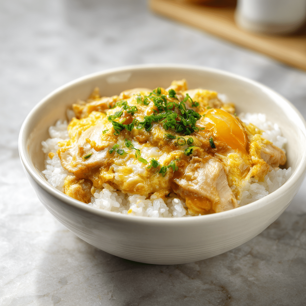 Oyakodon (Japanese Chicken & Egg Rice Bowl) Recipe