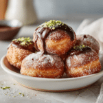 Sugar Donuts Filled With Chocolate