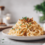 Creamy Vegan Caramelized Onion Pasta Recipe