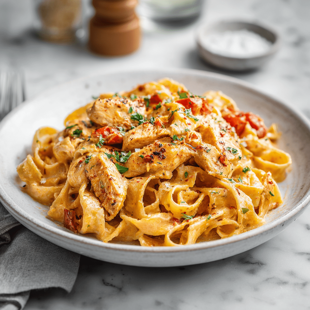 Crock Pot Creamy Cajun Chicken Pasta Recipe