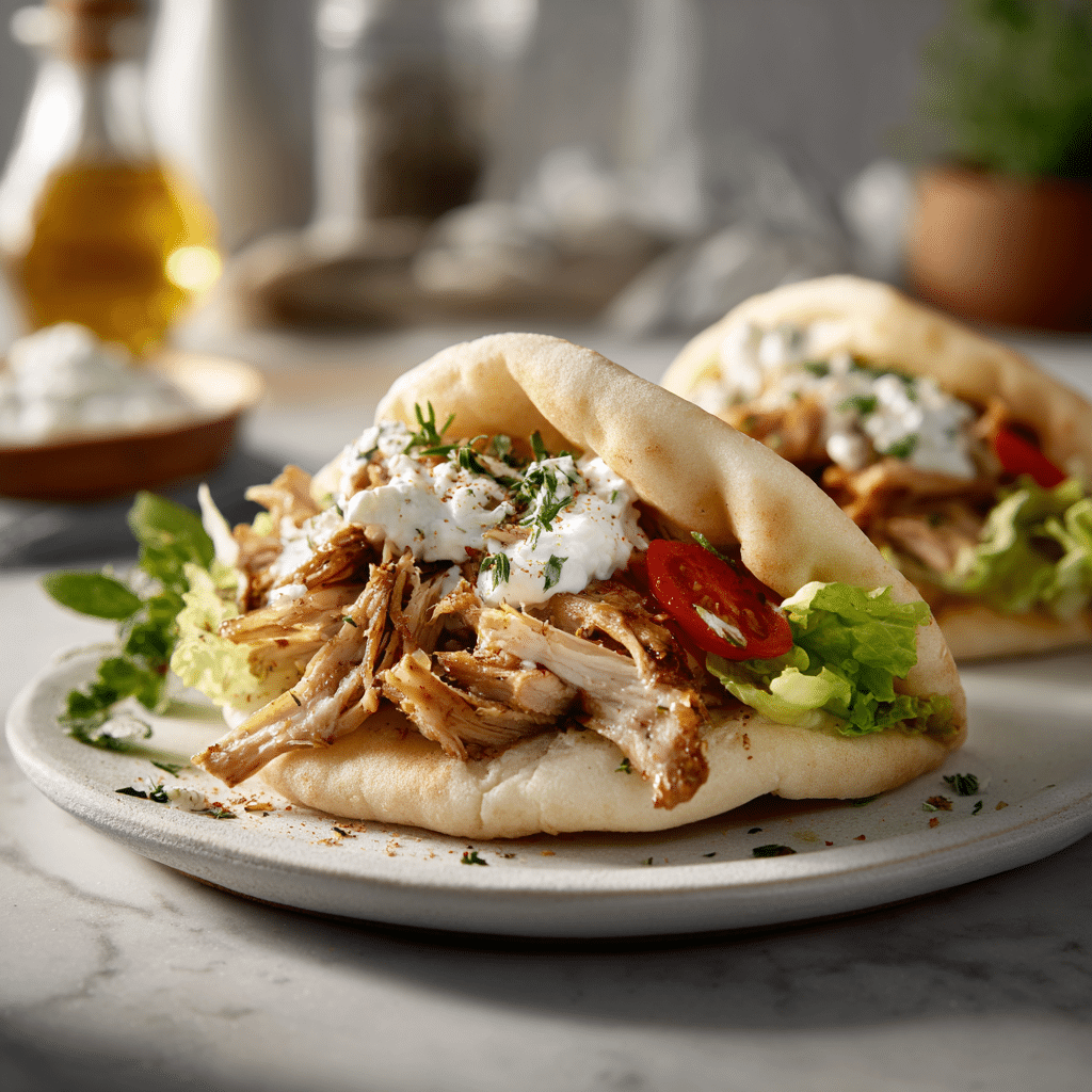 Slow Cooker Chicken Gyros: Easy Mediterranean Crockpot Recipe