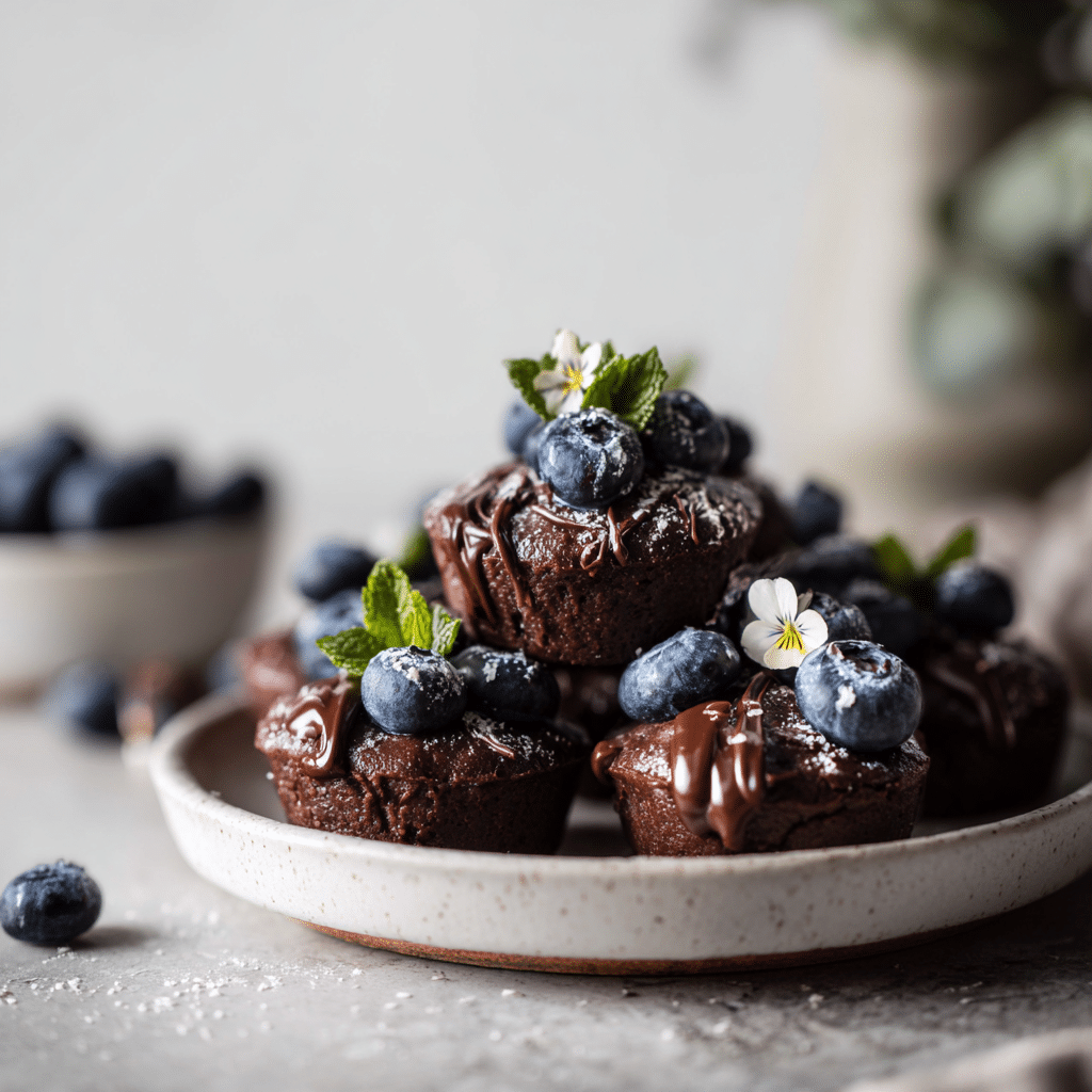 Healthy Dessert Idea: Chocolate Blueberry Bites 2 Healthy Dessert Idea: Chocolate Blueberry Bites