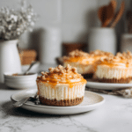Peach & Honey Cheesecake Cupcakes