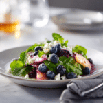 Blueberry Peach Feta Salad Recipe for Summer Dining