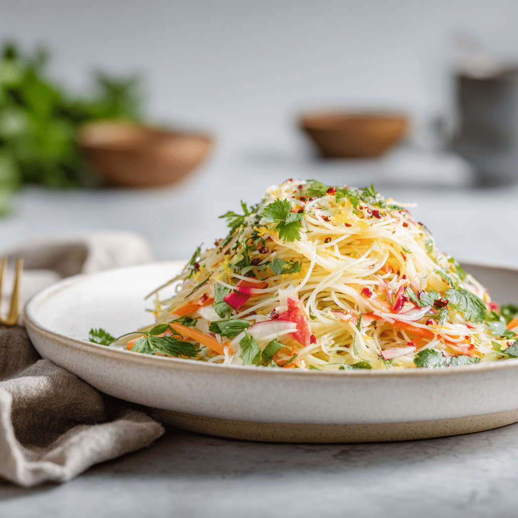 Lemon Capellini Salad Recipe