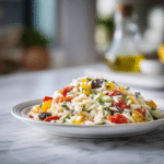 Rainbow Orzo Salad: A Fresh Mediterranean Pasta Recipe