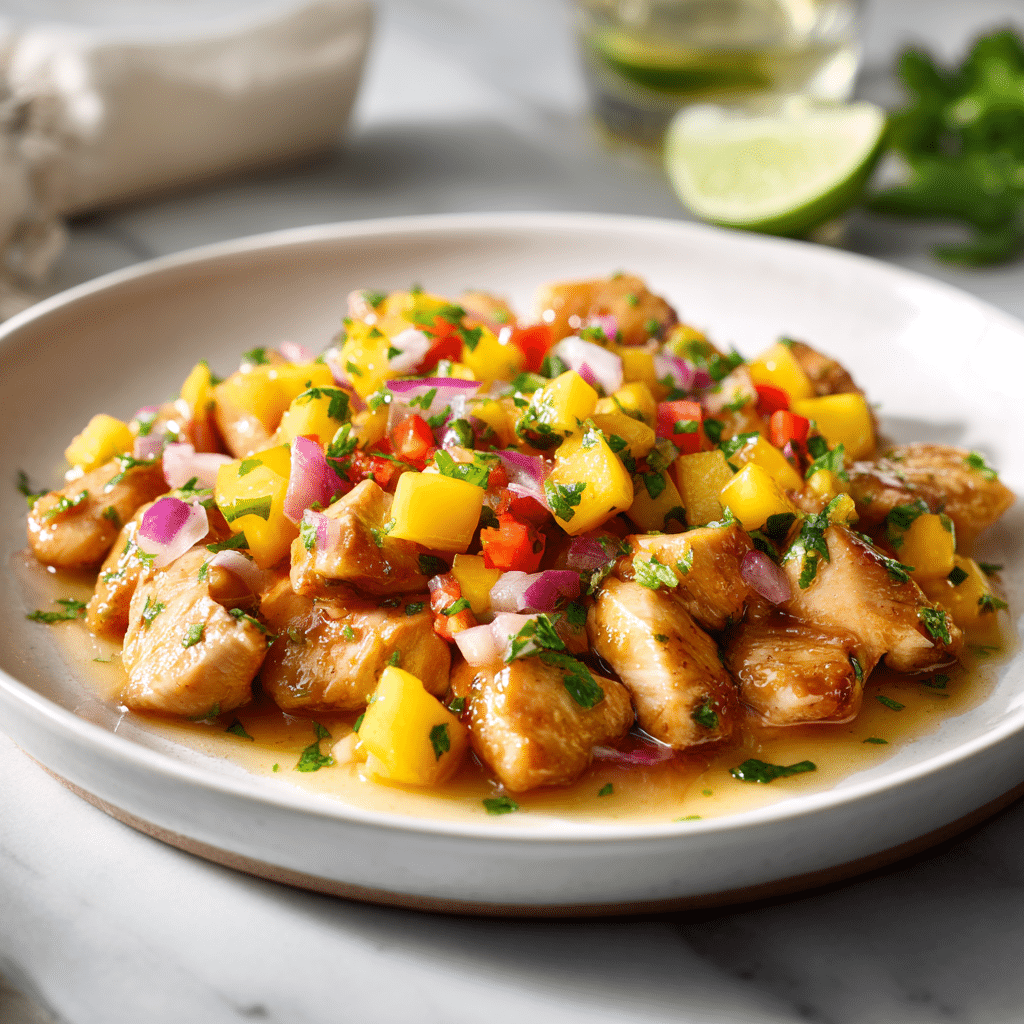 Honey Lime Chicken with Mango Salsa Recipe