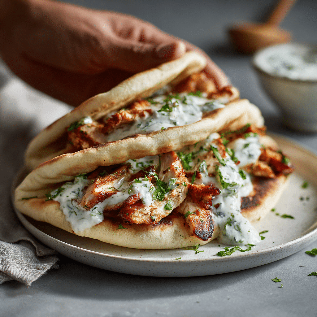 Sheet Pan Chicken Pitas with Herby Ranch