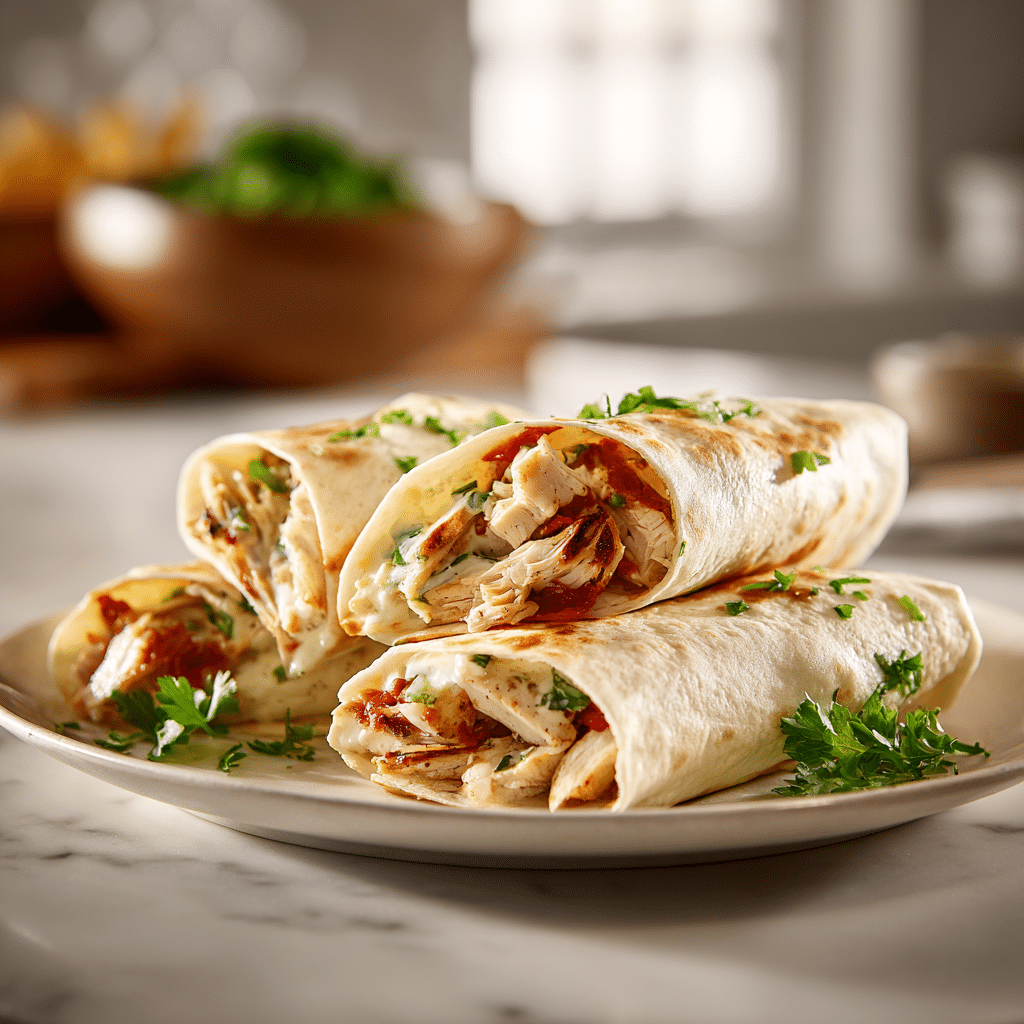 Chicken Ranch Wraps