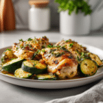 Sheet Pan Mediterranean Chicken & Zucchini Recipe