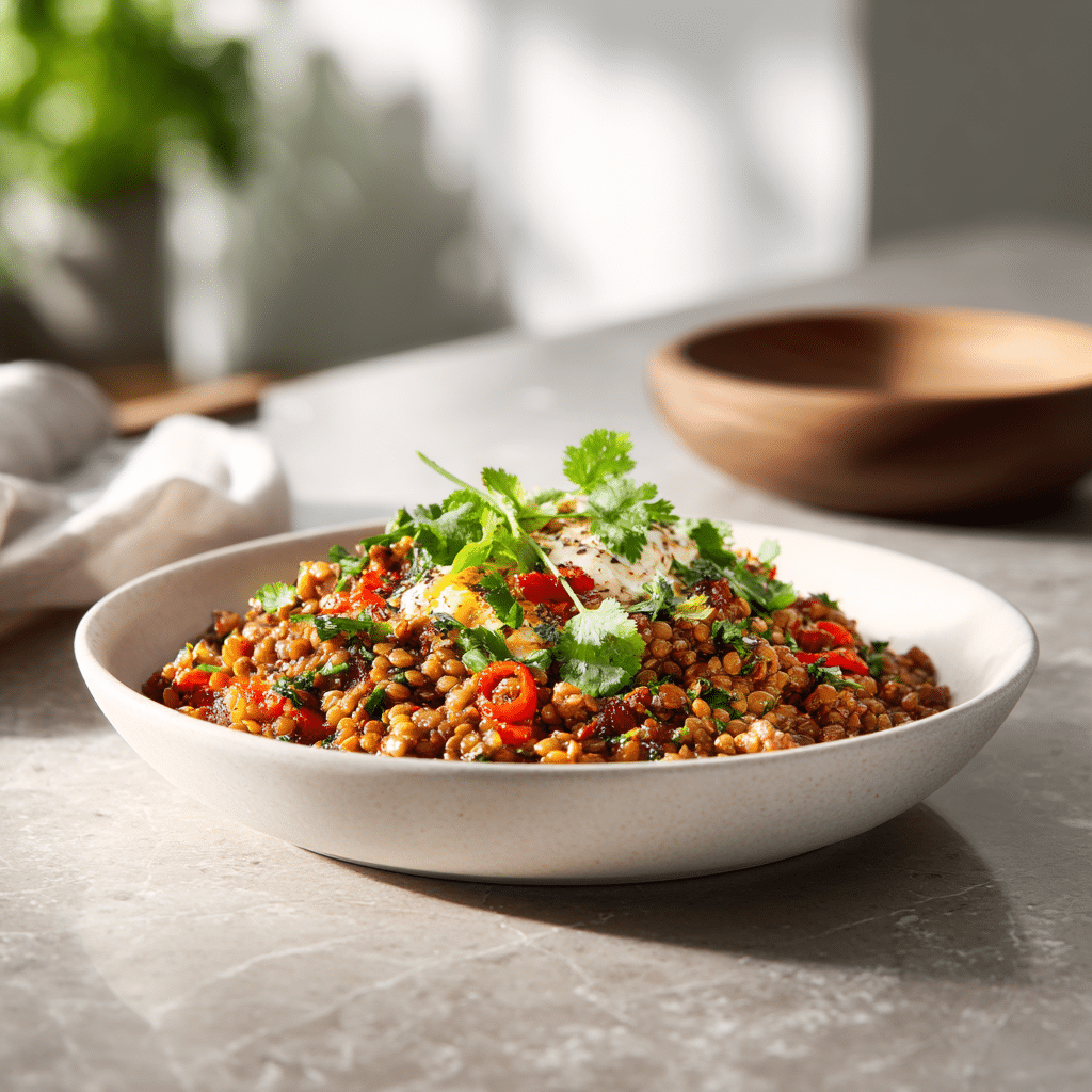 Lentil Breakfast Bowl Recipe