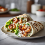 Grilled Shrimp Caesar Wraps: Easy Recipe for Healthy Lunches