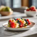 Patriotic Fruit Kabob Skewers
